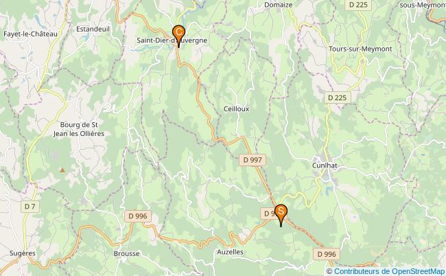 plan les Martinanches 