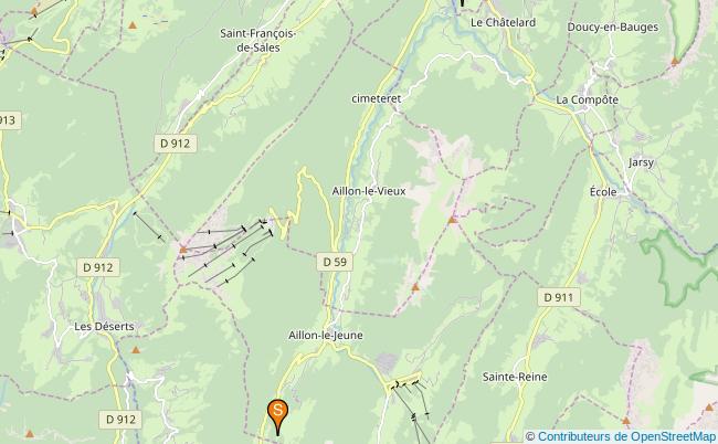 plan Ruisseau d'Aillon 