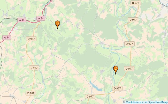 plan Ruisseau de Bairon 