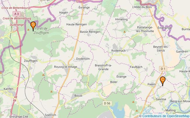 plan Ruisseau de Beyren 