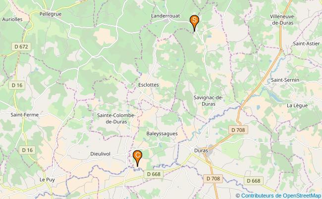 plan Ruisseau de Dousset 