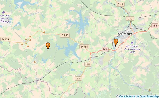 plan Ruisseau de Gondrexange 