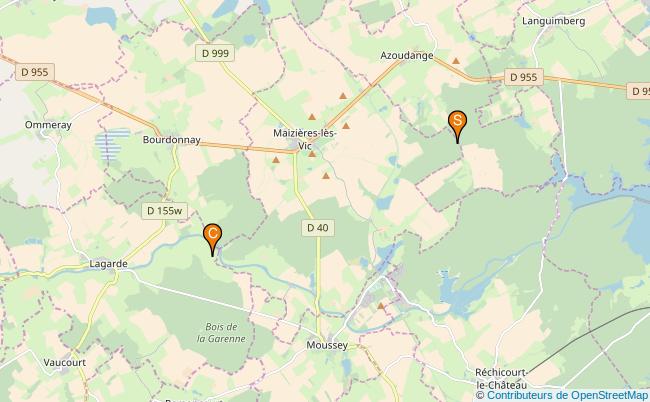 plan Ruisseau de la Laixiere 