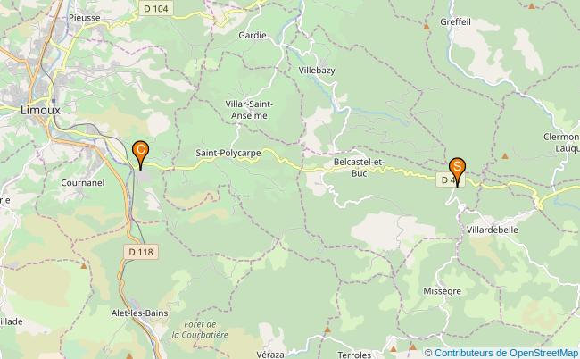 plan Ruisseau de Saint-Polycarpe 