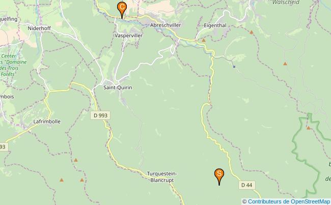 plan Ruisseau de St-Quirin 