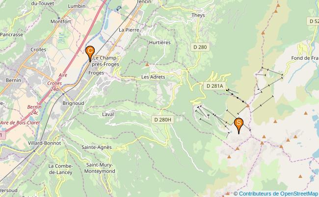 plan Ruisseau des Adrets 