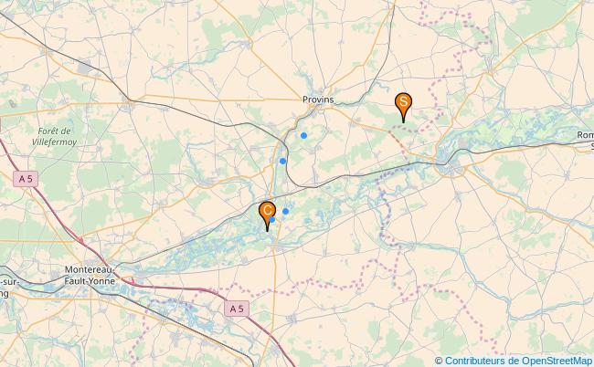 plan Ruisseau des Meances 