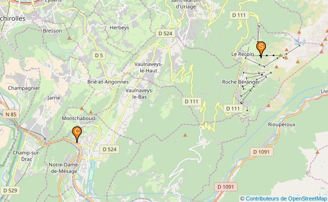 plan Ruisseau du Vernon 