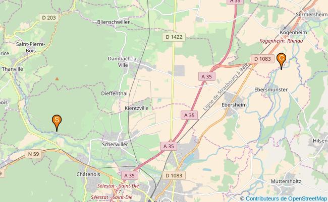 plan Ruisseau l'Aubach 