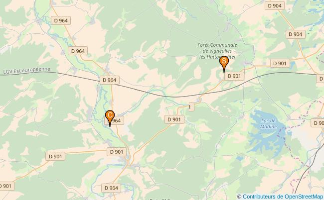 plan Ruisseau la Creue 