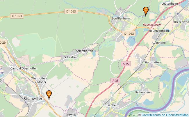 plan Ruisseau le Fallgraben 