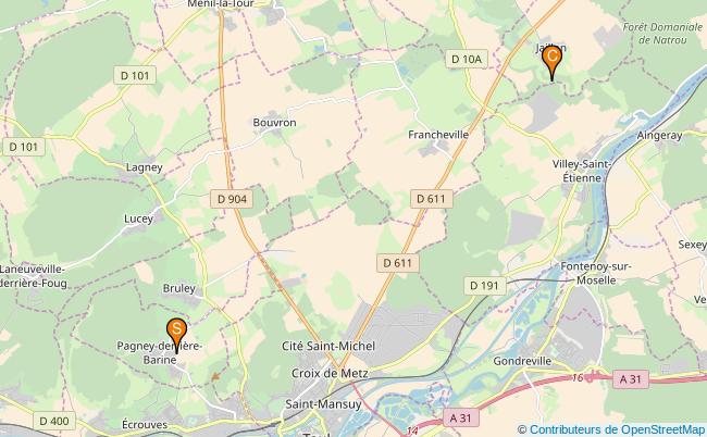 plan Ruisseau le Longeau 