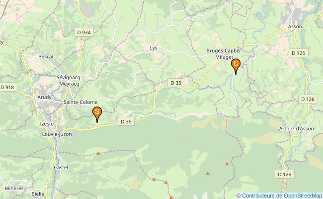 plan Ruisseau Lestarrès 