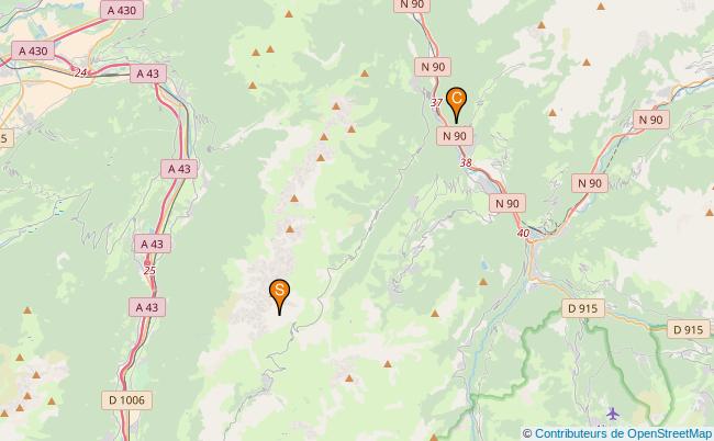 plan Torrent d'Eau Rousse 