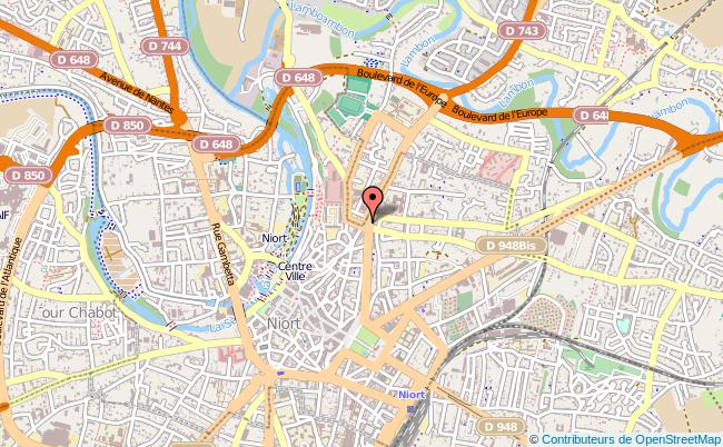 Plan Des Rues De La Ville De Niort Epicerie Fine Niort Niort Trésors des Terroirs Niort