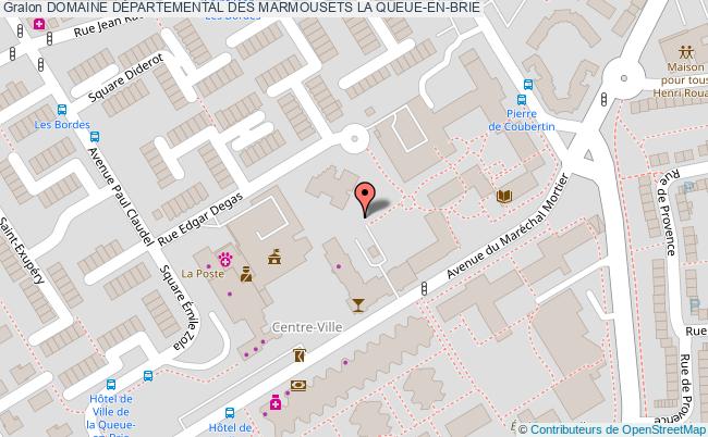 plan Domaine DÉpartemental Des Marmousets La Queue-en-brie