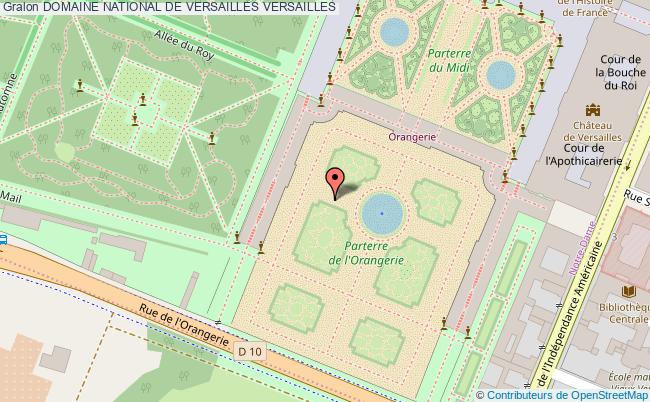 plan Domaine National De Versailles Versailles