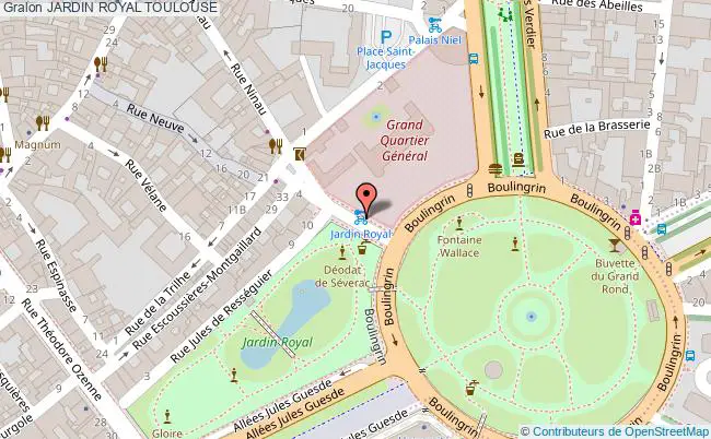 plan Jardin Royal Toulouse