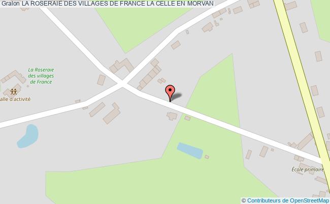 plan La Roseraie Des Villages De France La Celle En Morvan