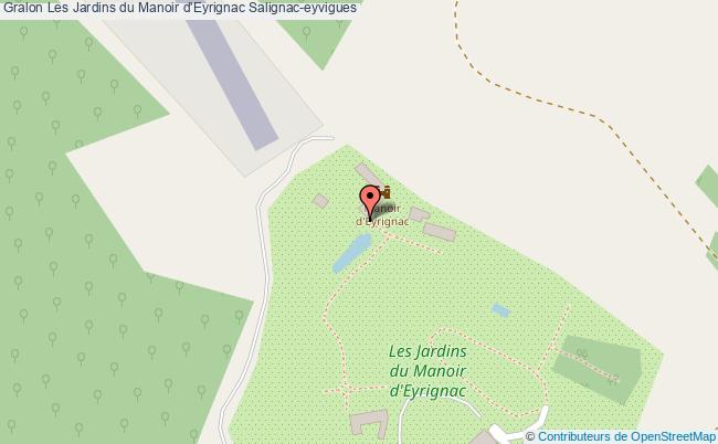 plan Les Jardins Du Manoir D'eyrignac Salignac-eyvigues