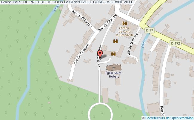 plan Parc Du Prieure De Cons La Grandville Cons-la-grandville