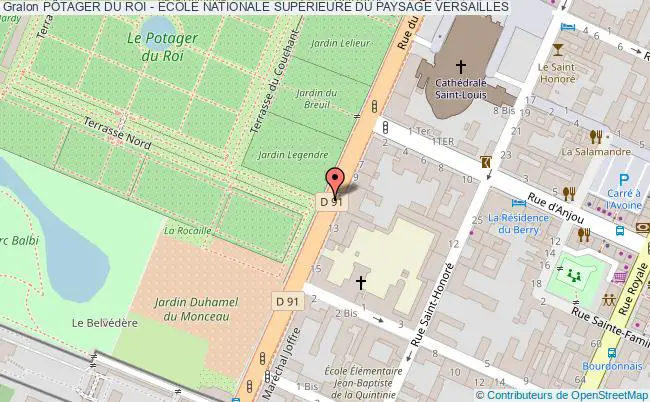 plan Potager Du Roi - Ecole Nationale SupÉrieure Du Paysage Versailles