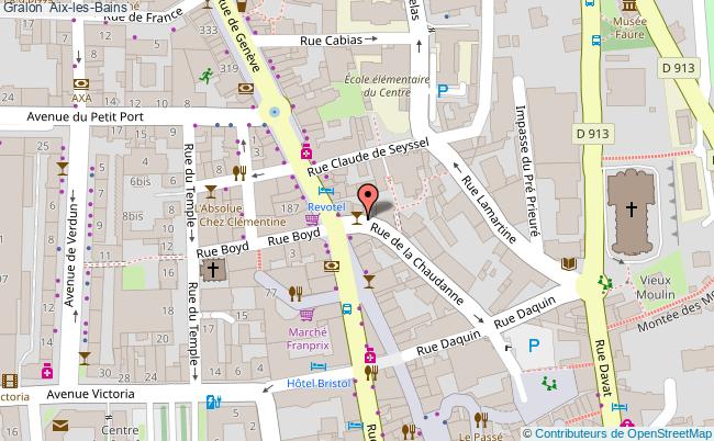 plan  Aix-les-bains Aix-les-Bains