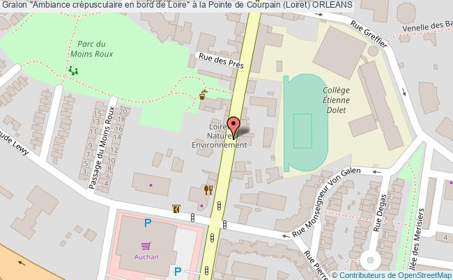 "Ambiance crépusculaire en bord de Loire" à la Pointe de Courpain (Loiret)