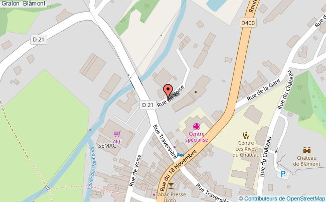 plan  Blâmont Blâmont