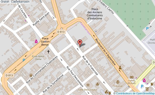 plan  Castelsarrasin Castelsarrasin