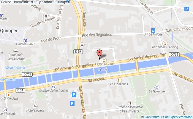 plan "immeuble Dit "ty Kodak"" Quimper Quimper