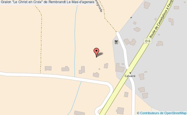 plan "le Christ En Croix" De Rembrandt Le Mas-d'agenais Le Mas-d'agenais