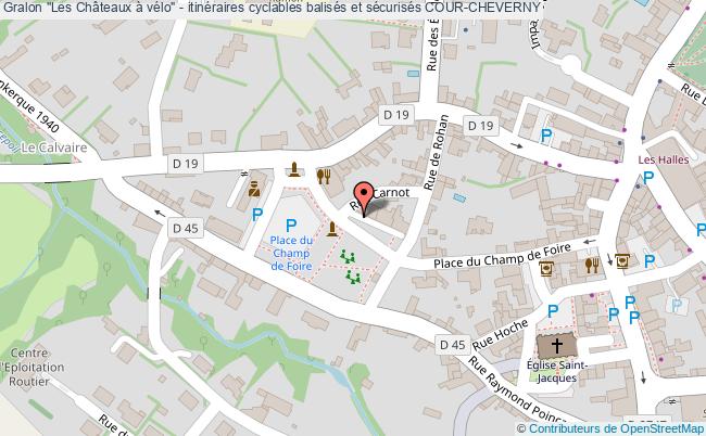 "Les Châteaux à vélo" - itinéraires cyclables balisés et sécurisés