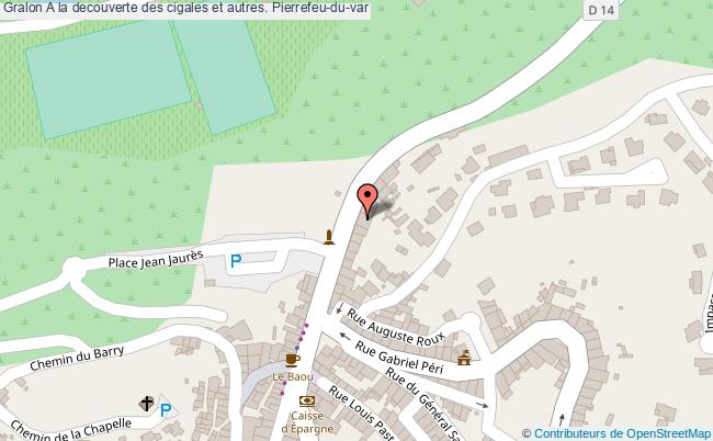 plan A La Decouverte Des Cigales Et Autres. Pierrefeu-du-var Pierrefeu-du-var