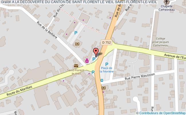plan A La Decouverte Du Canton De Saint Florent Le Vieil Saint-florent-le-vieil SAINT-FLORENT-LE-VIEIL