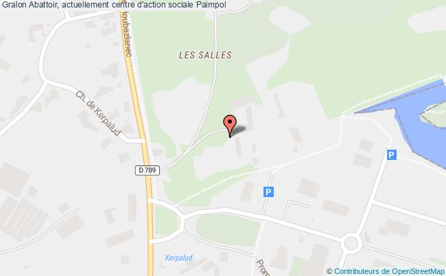 plan Abattoir, Actuellement Centre D'action Sociale Paimpol Paimpol