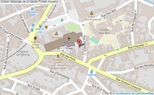 plan Abbatiale De La Sainte-trinité Fécamp Fécamp