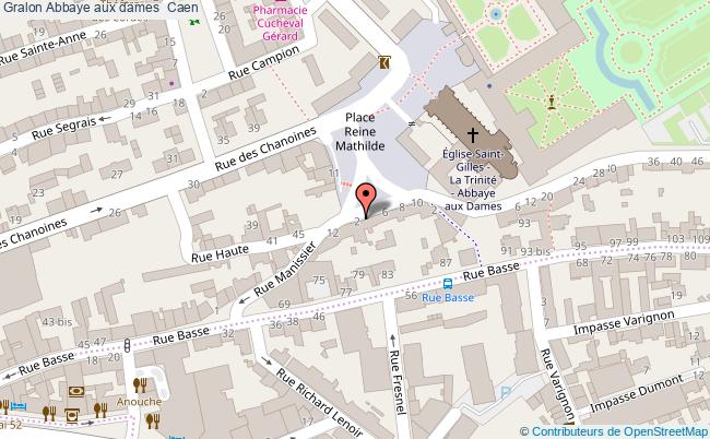 plan Abbaye Aux Dames  Caen Caen