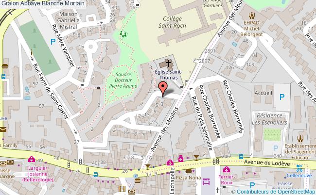 plan Abbaye Blanche Mortain Mortain