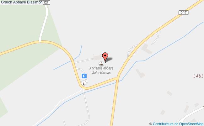 plan Abbaye Blasimon Blasimon