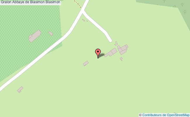 plan Abbaye De Blasimon Blasimon Blasimon