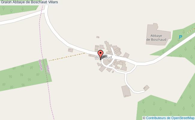 plan Abbaye De Boschaud Villars Villars
