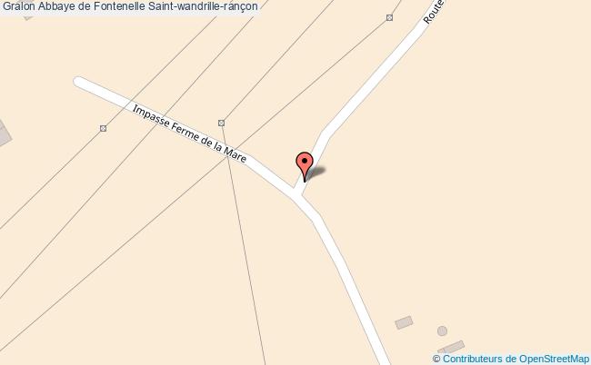 plan Abbaye De Fontenelle Saint-wandrille-rançon Saint-wandrille-rançon