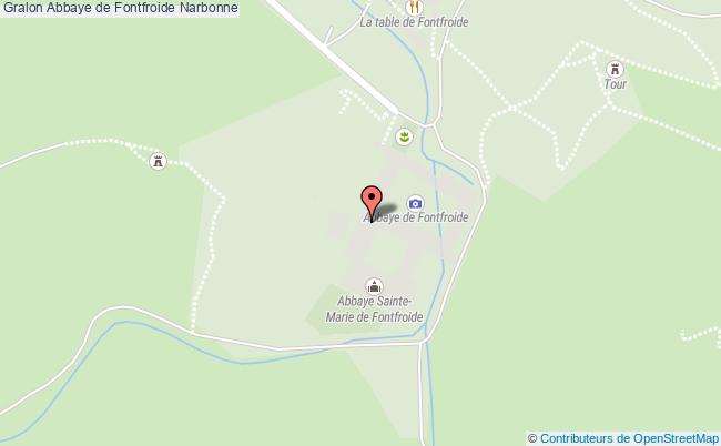 plan Abbaye De Fontfroide Narbonne Narbonne