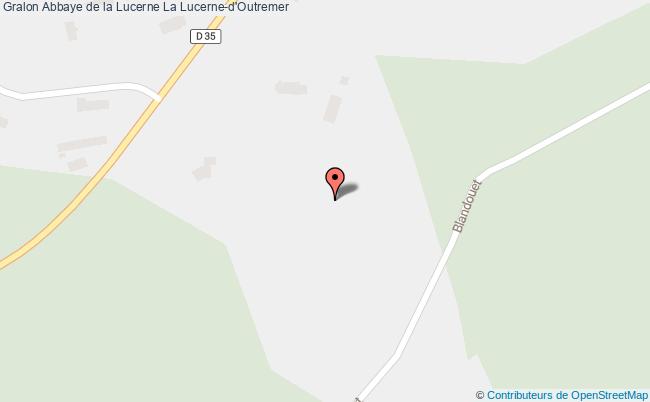plan Abbaye De La Lucerne La Lucerne-d'outremer La Lucerne-d'Outremer
