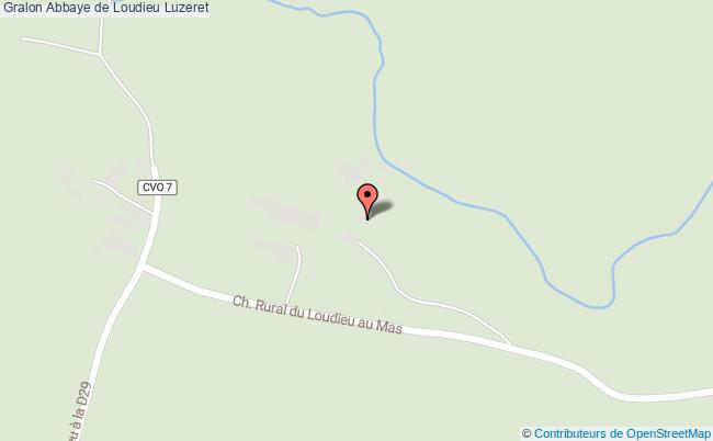 plan Abbaye De Loudieu Luzeret Luzeret