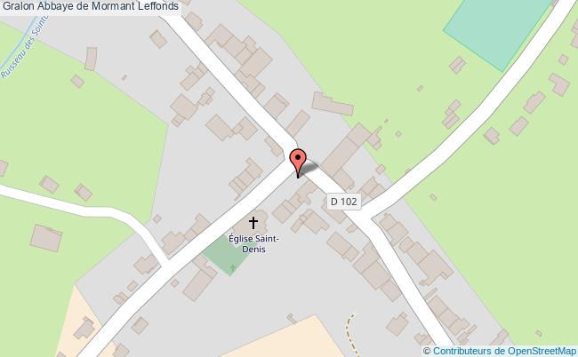 plan Abbaye De Mormant Leffonds Leffonds