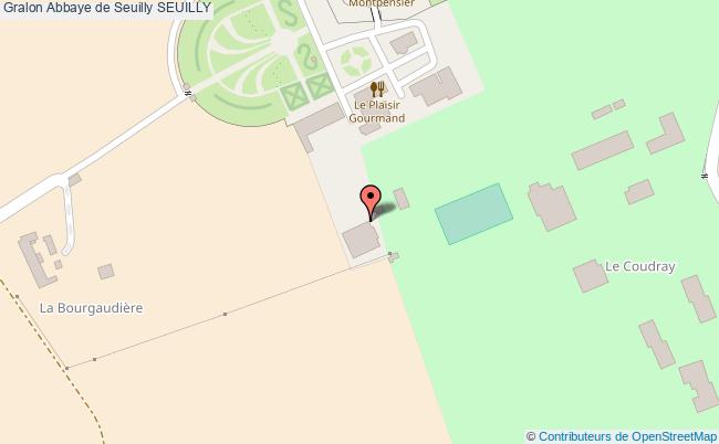 plan Abbaye De Seuilly Seuilly SEUILLY
