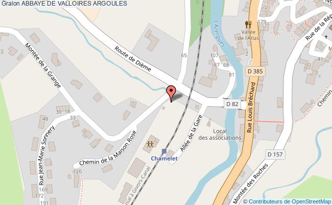 plan Abbaye De Valloires Argoules ARGOULES