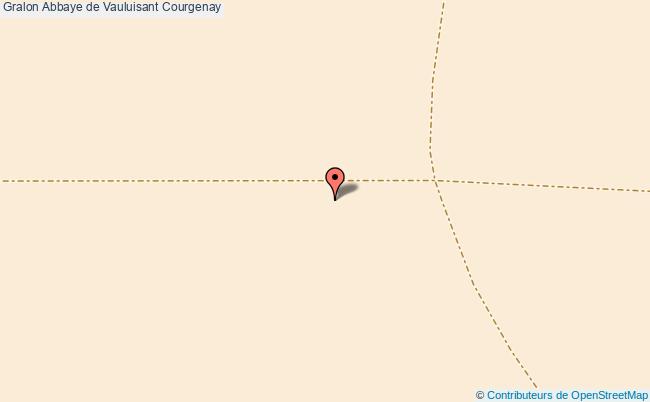 plan Abbaye De Vauluisant Courgenay Courgenay